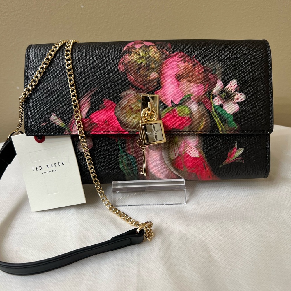 Ted Baker Lock & Key Crossbody Bag NWT - Picture 4 of 13